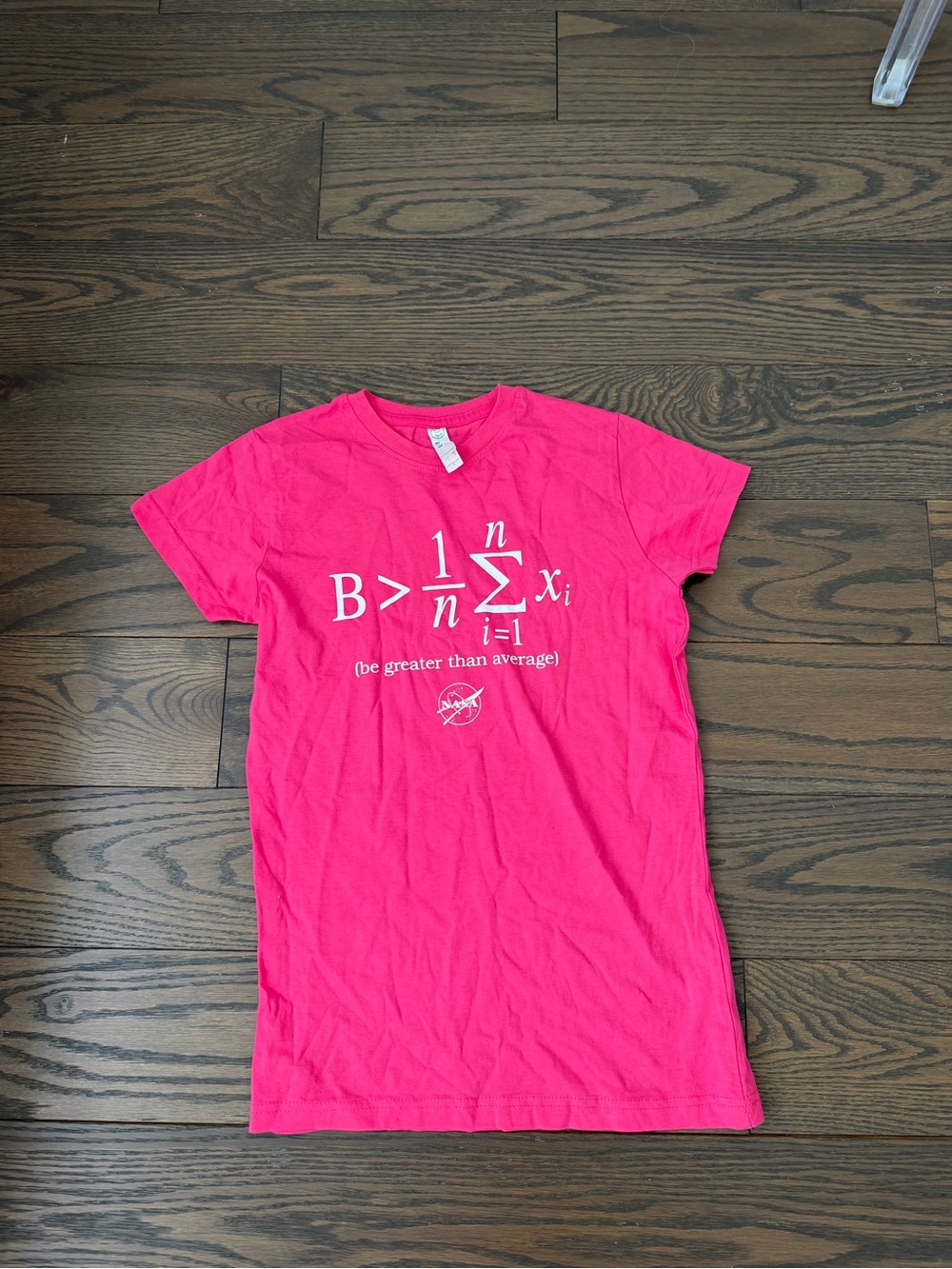 Women's Short Sleeve Pink Graphic Tee - Be Greater Than Average